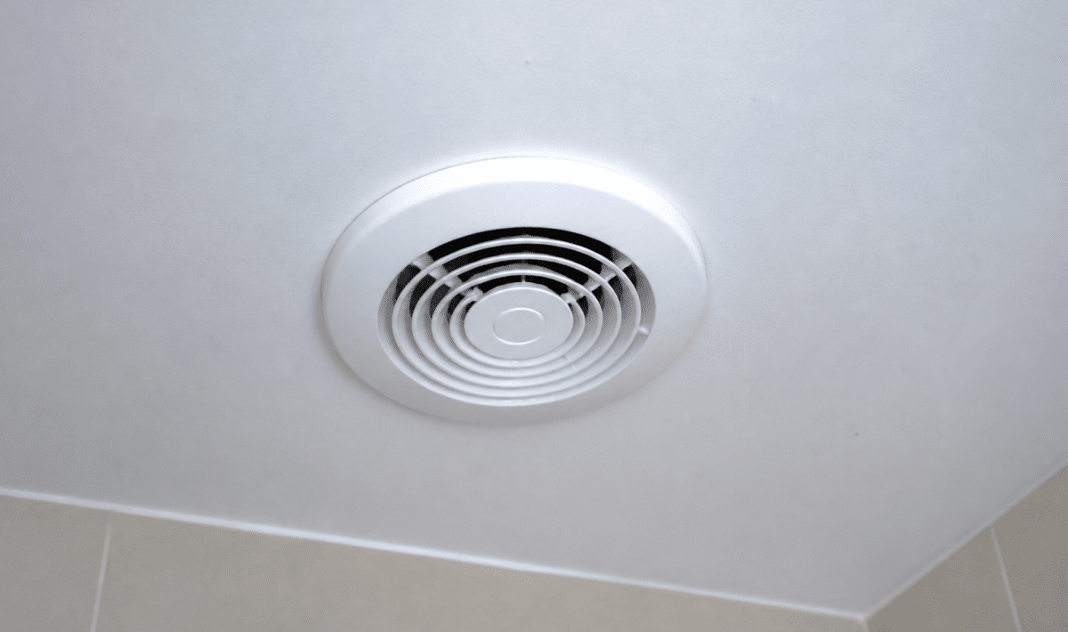 Ventilateur extraction blanc fixe plafond salle bain